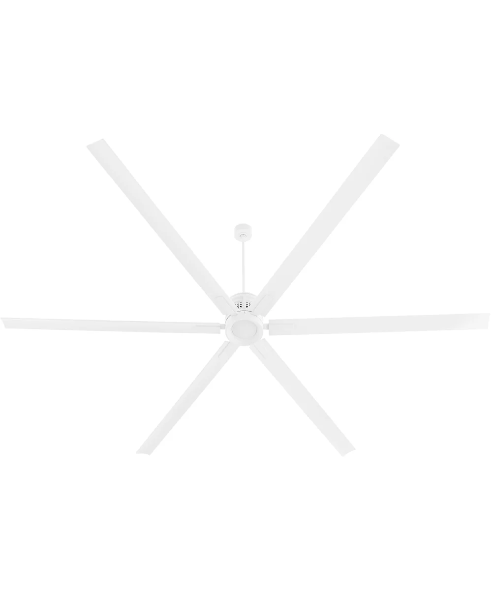 120" Zeus Patio Ceiling Fan Studio White - Image 2