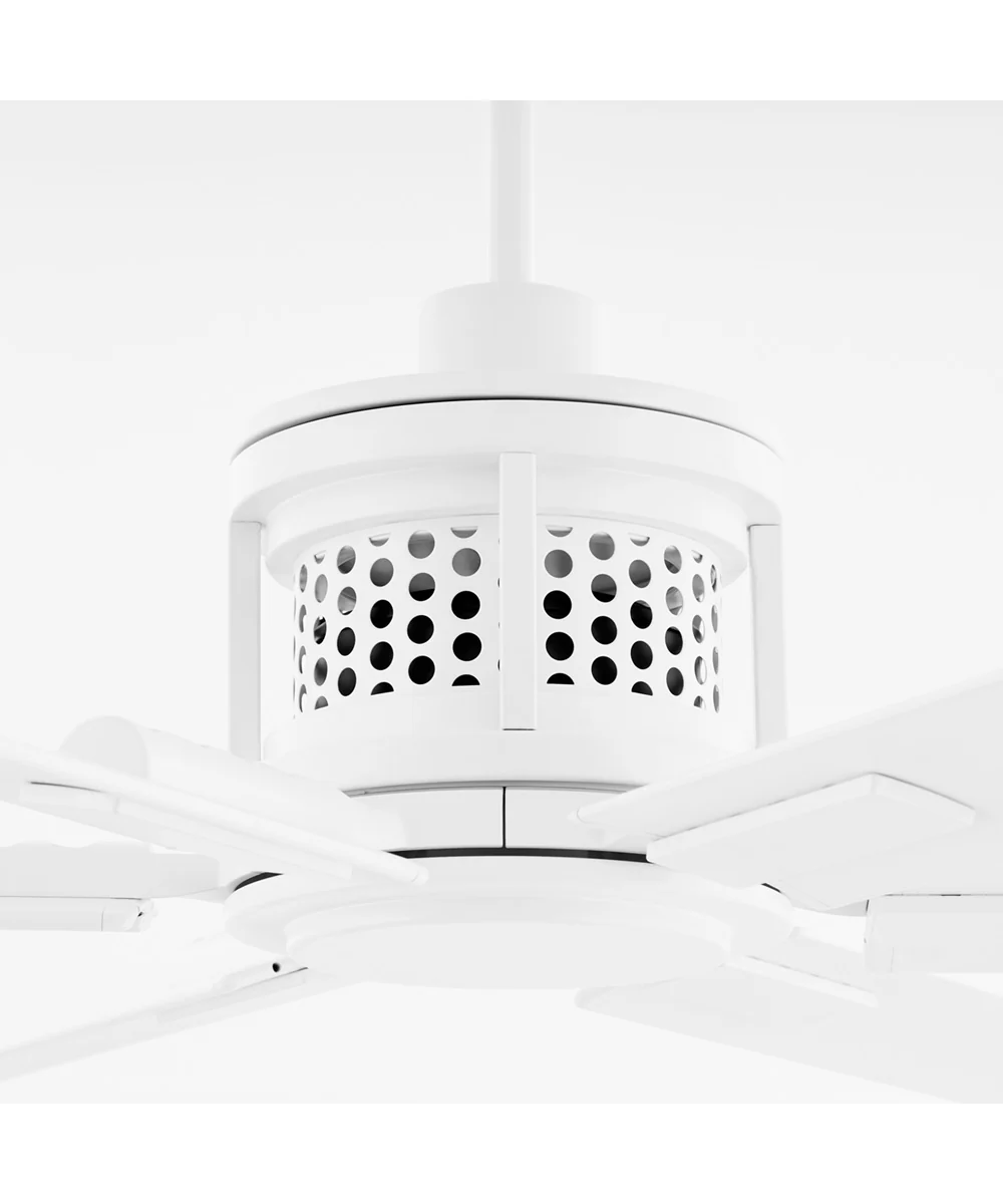 120" Zeus Patio Ceiling Fan Studio White - Image 4