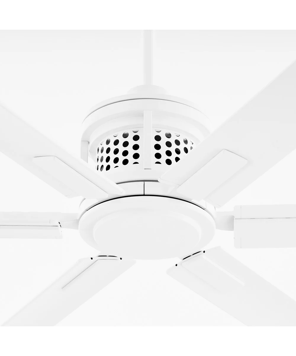 120" Zeus Patio Ceiling Fan Studio White - Image 5