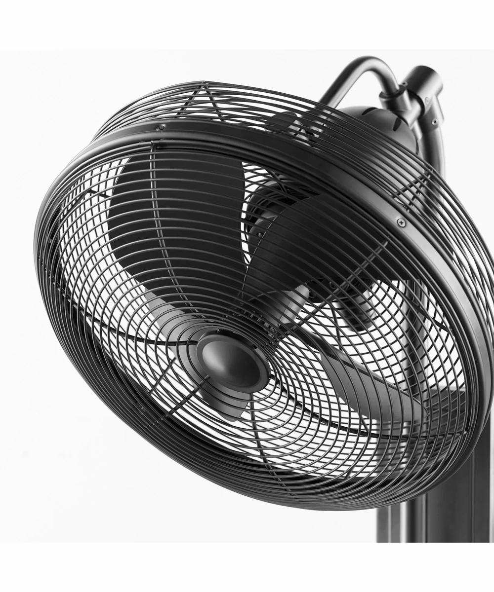 13" Veranda Patio Ceiling Fan Matte Black - Image 2
