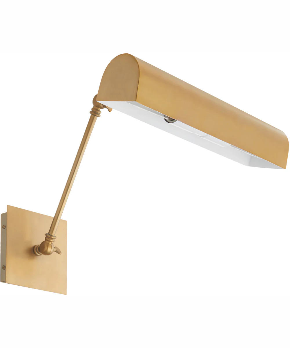2-light Wall Mount Light Fixture Aged Brass - Image 5