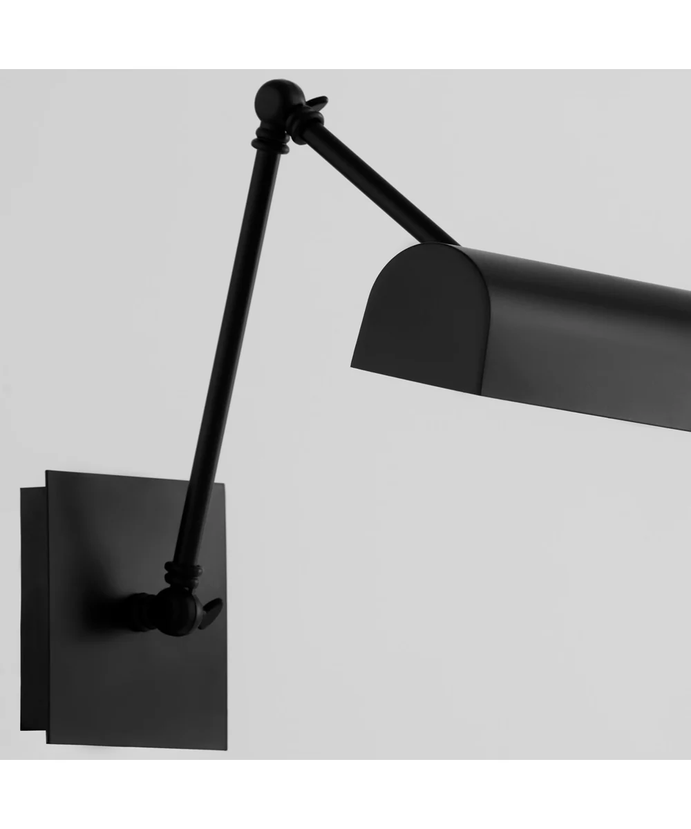 2-light Wall Mount Light Fixture Matte Black - Image 5