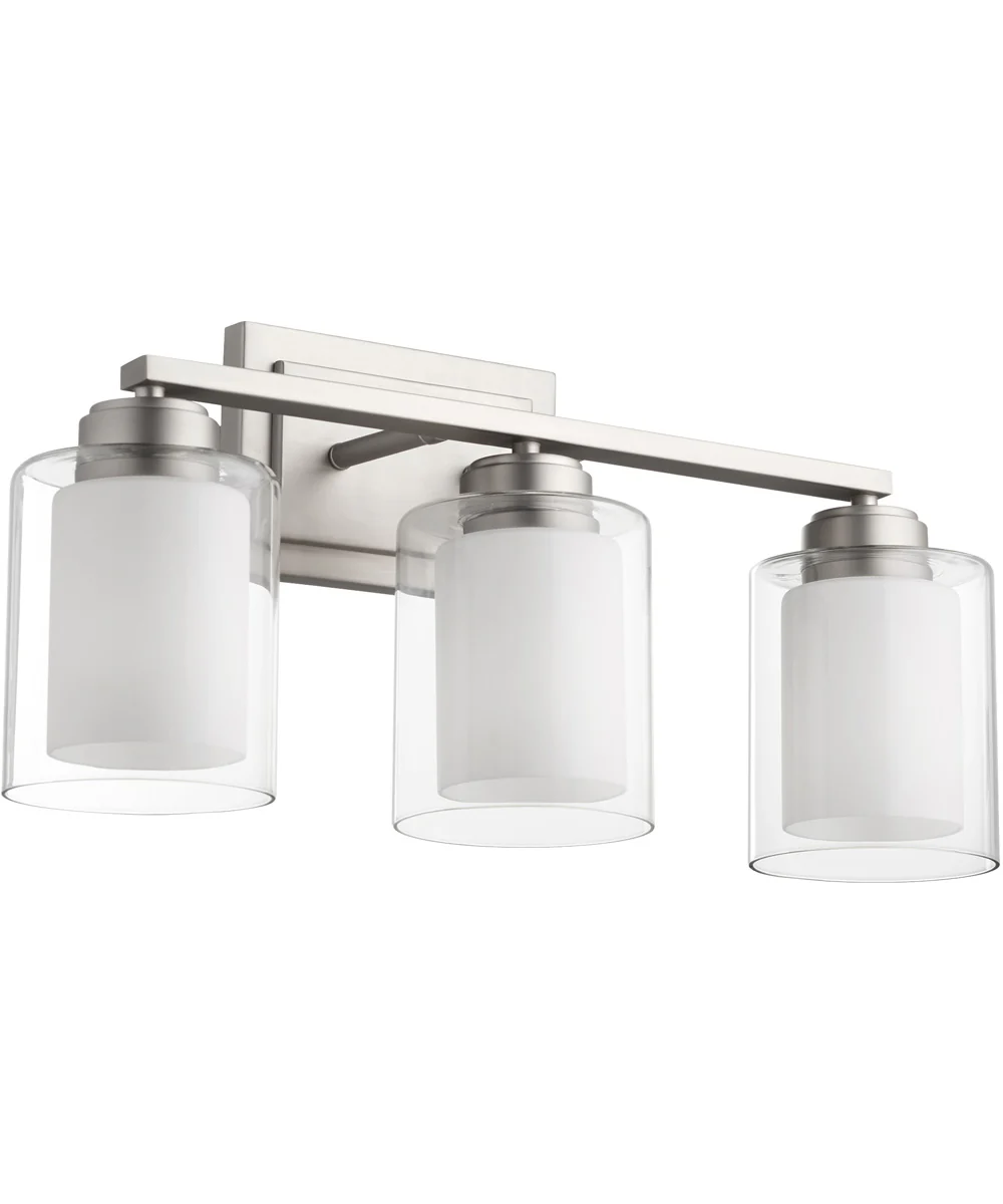 3-light Bath Vanity Light Satin Nickel