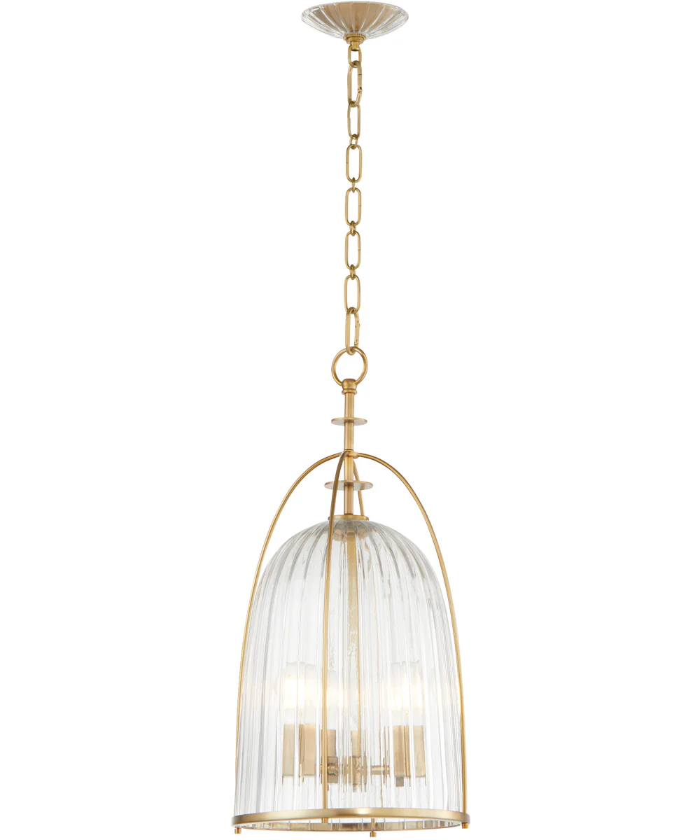3-light Pendant Aged Brass - Image 2