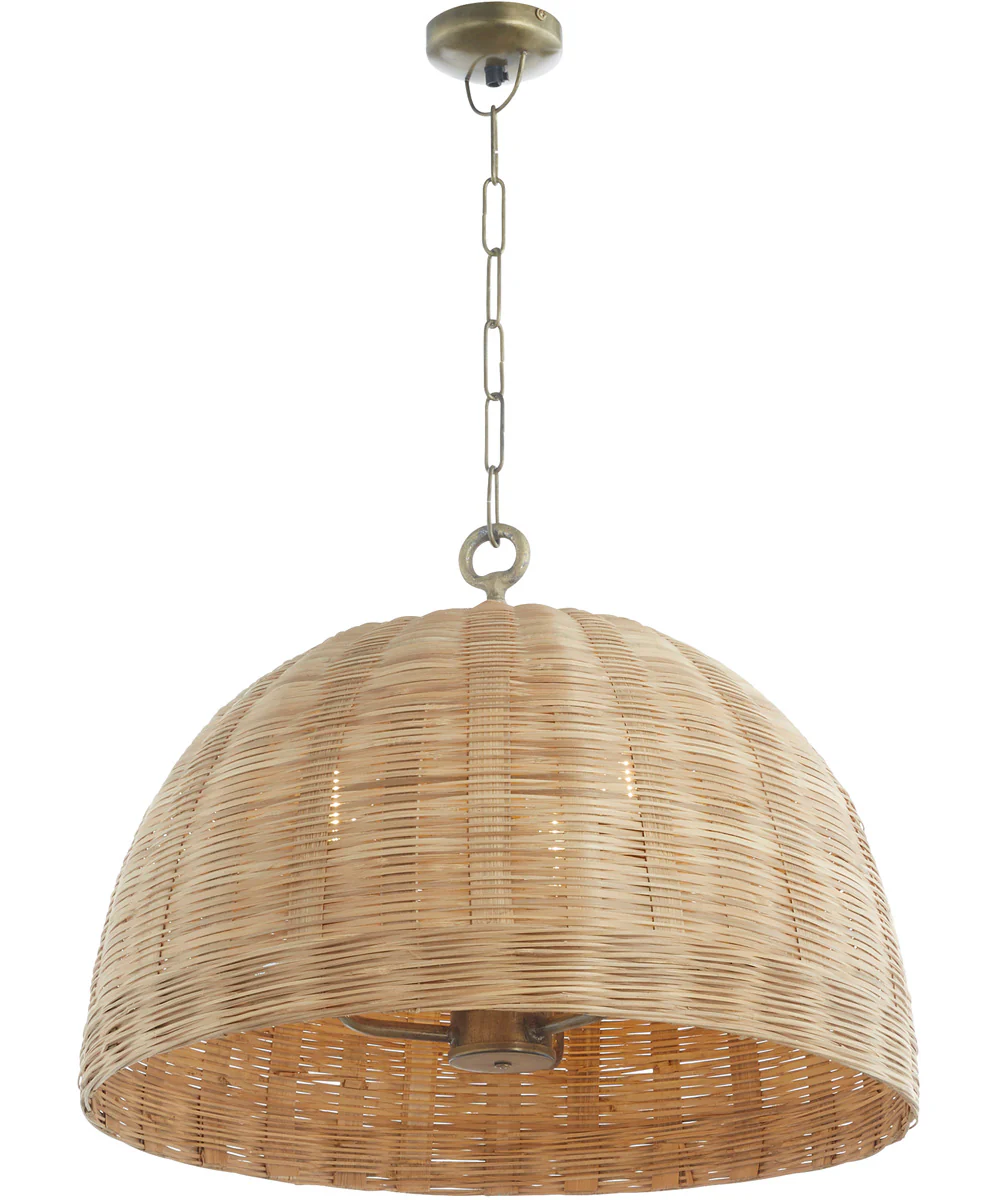 3-light Pendant Artisan Brass - Image 2