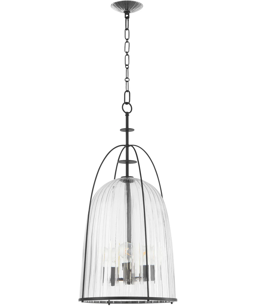 3-light Pendant Matte Black