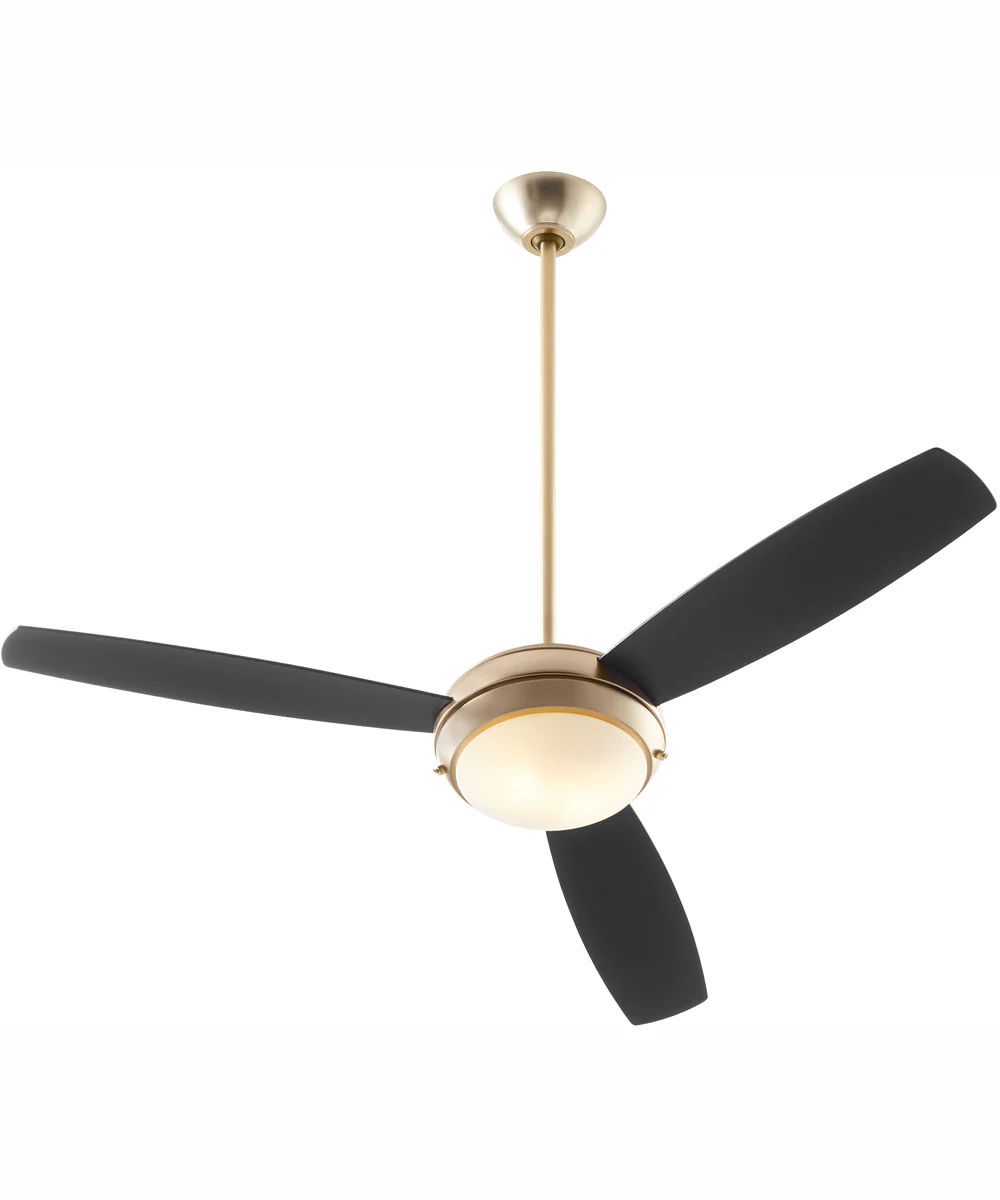 52" Expo 2-light Ceiling Fan Aged Brass - Image 2