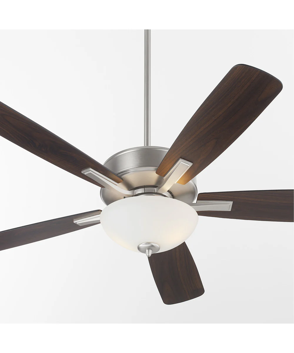 52" Ovation 2-light LED Ceiling Fan Satin Nickel - Image 3