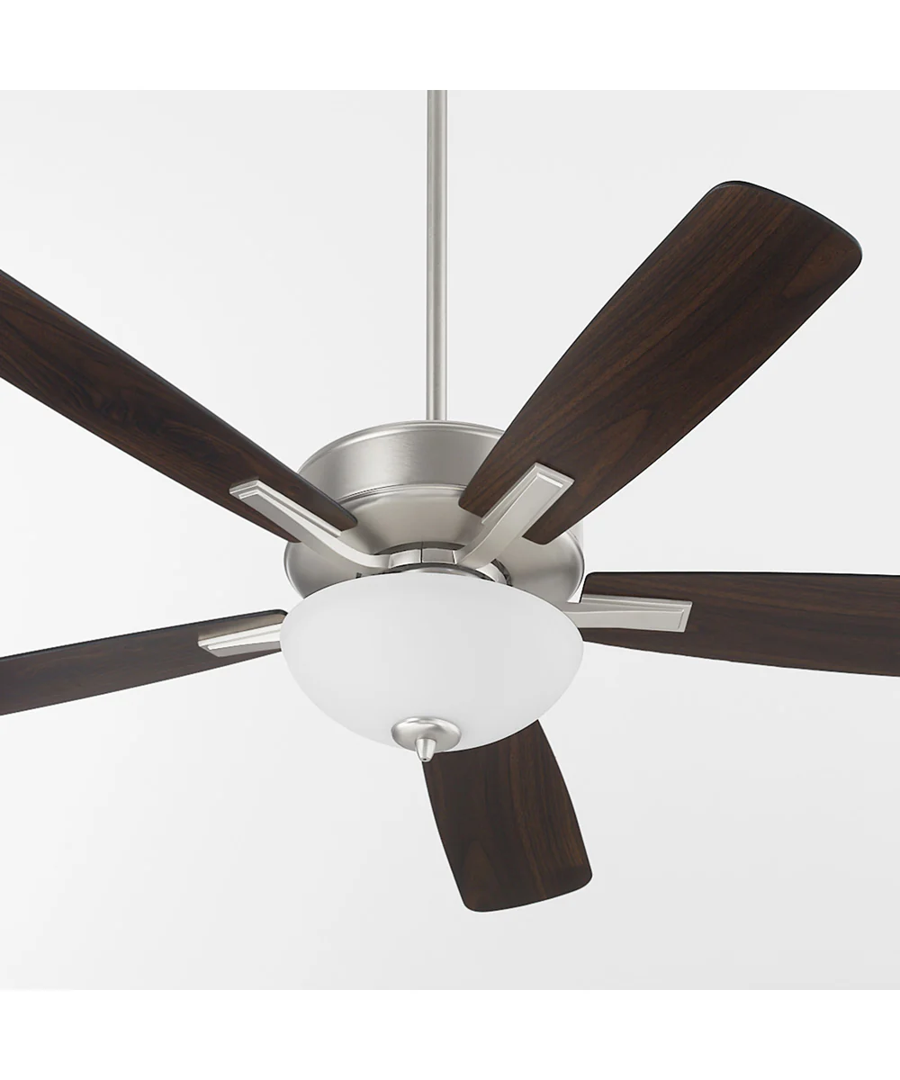 52" Ovation 2-light LED Ceiling Fan Satin Nickel - Image 4