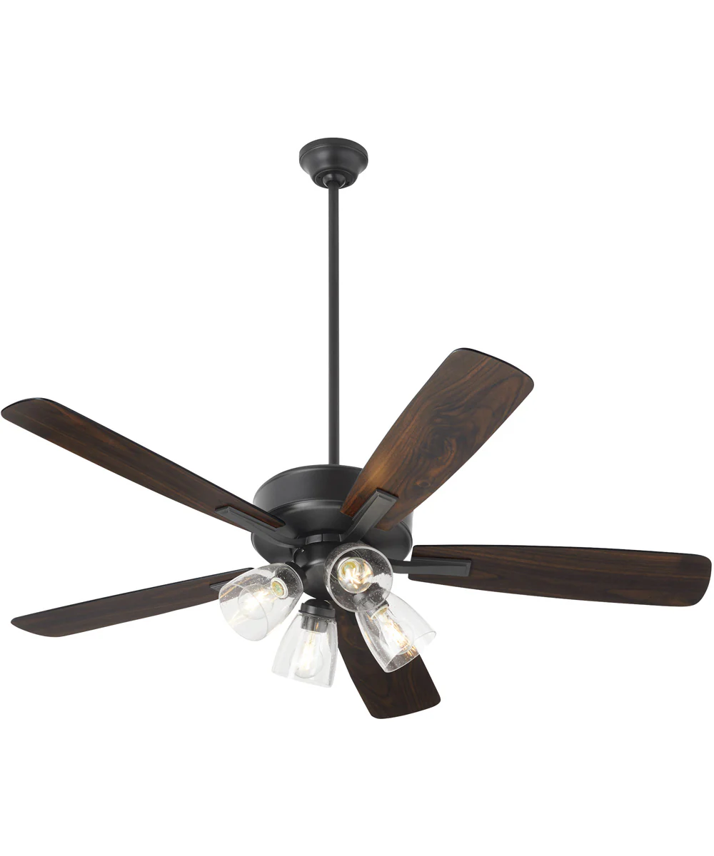 52" Ovation 4-light LED Ceiling Fan Matte Black - Image 2