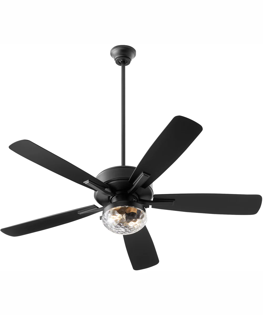 52" Ovation Patio 2-light LED Indoor/Outdoor Patio Ceiling Fan Matte Black - Image 2