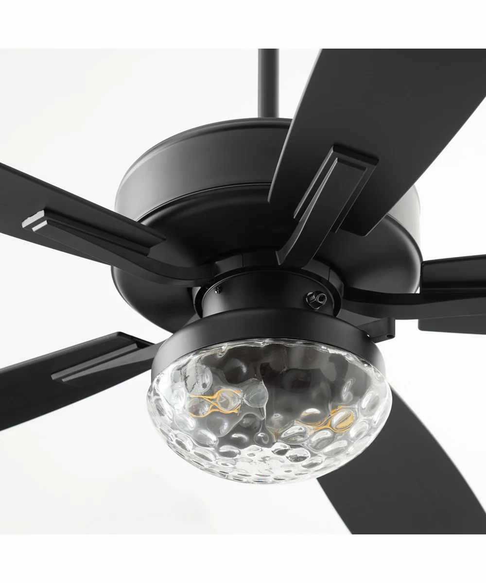 52" Ovation Patio 2-light LED Indoor/Outdoor Patio Ceiling Fan Matte Black - Image 3