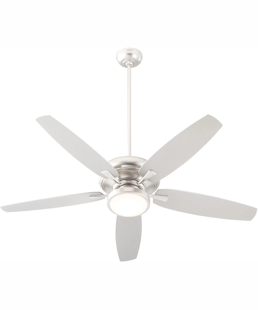 56" Apex Patio Indoor/Outdoor Ceiling Fan Satin Nickel - Image 5