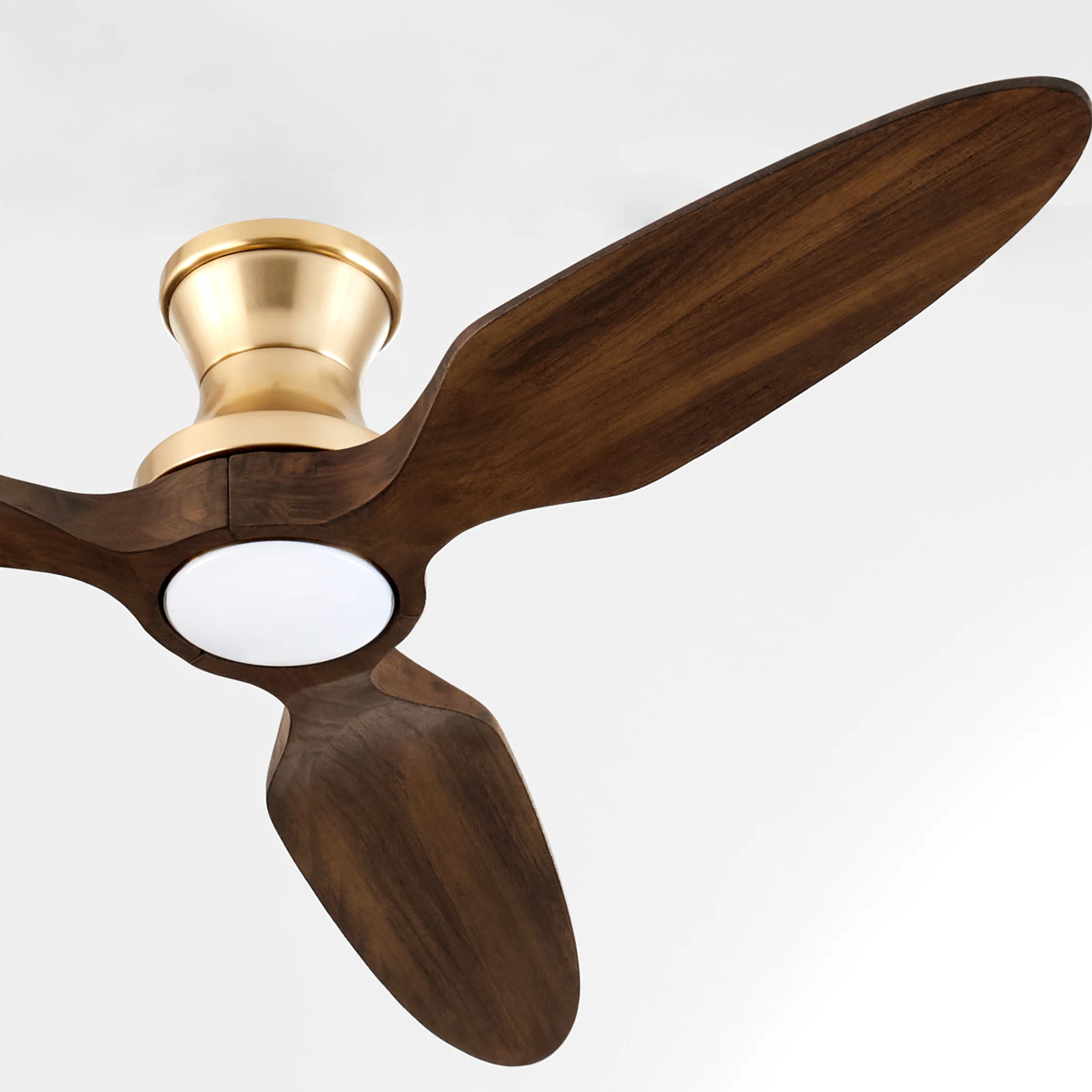 56" Veleta 1-light LED Ceiling Fan Aged Brass - Image 4