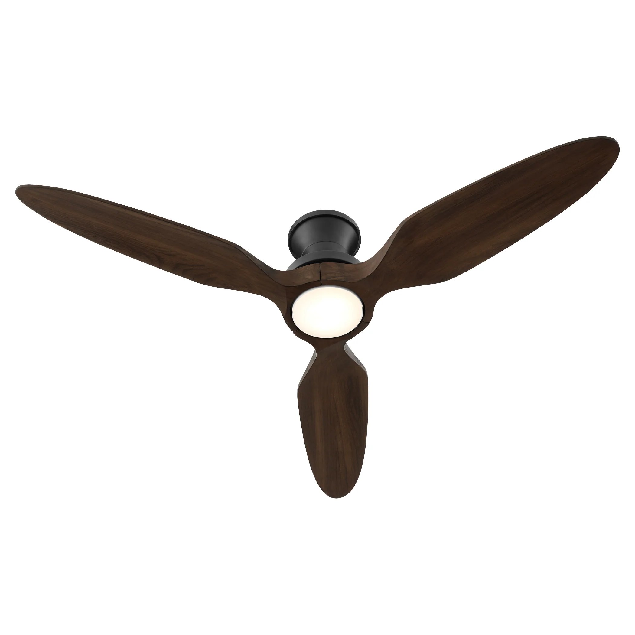 56" Veleta 1-light LED Ceiling Fan Matte Black - Image 3
