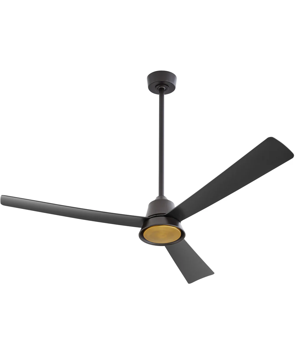 58" Esquire Patio Ceiling Fan Matte Black - Image 2