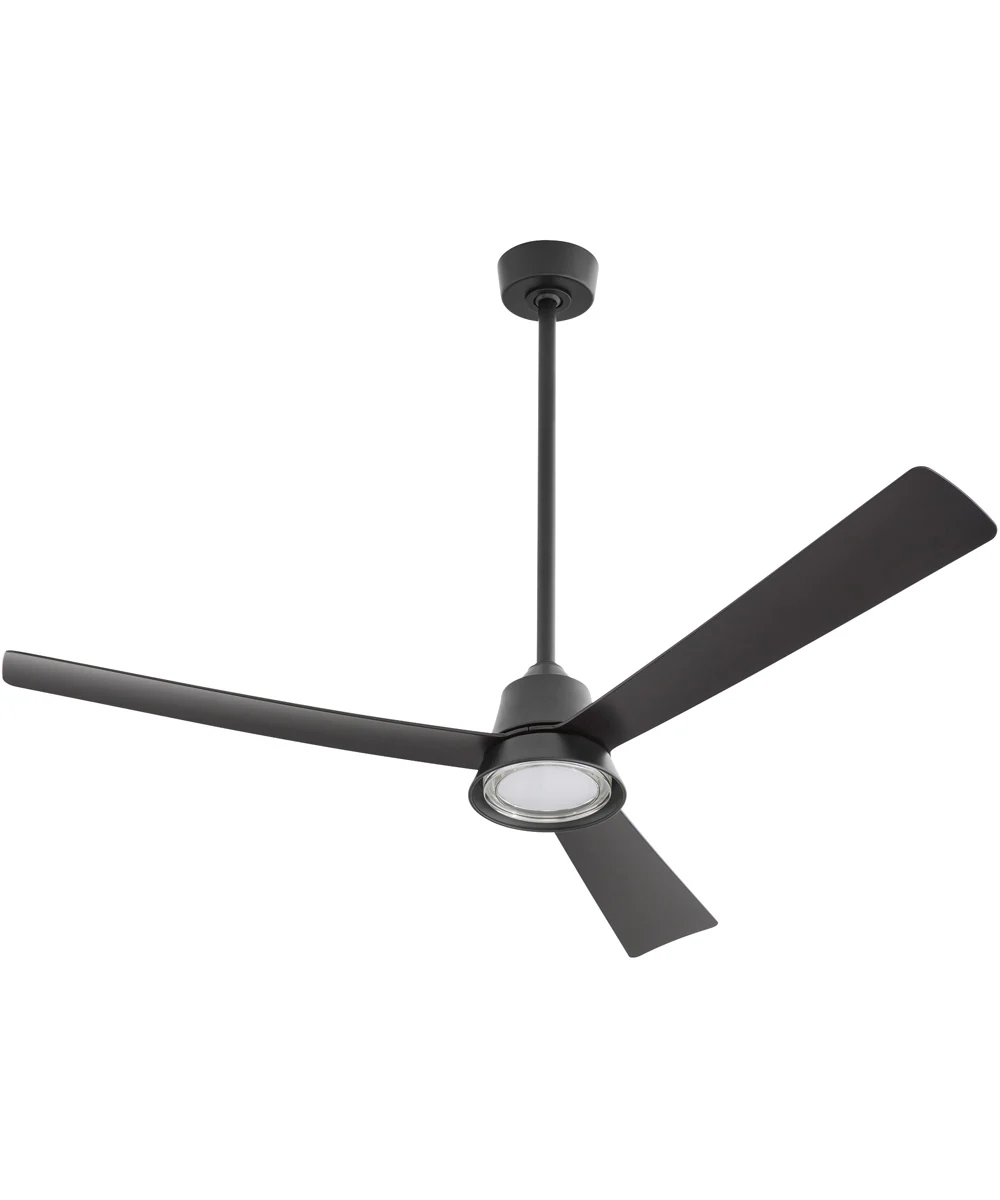 58" Esquire Patio Ceiling Fan Matte Black - Image 3