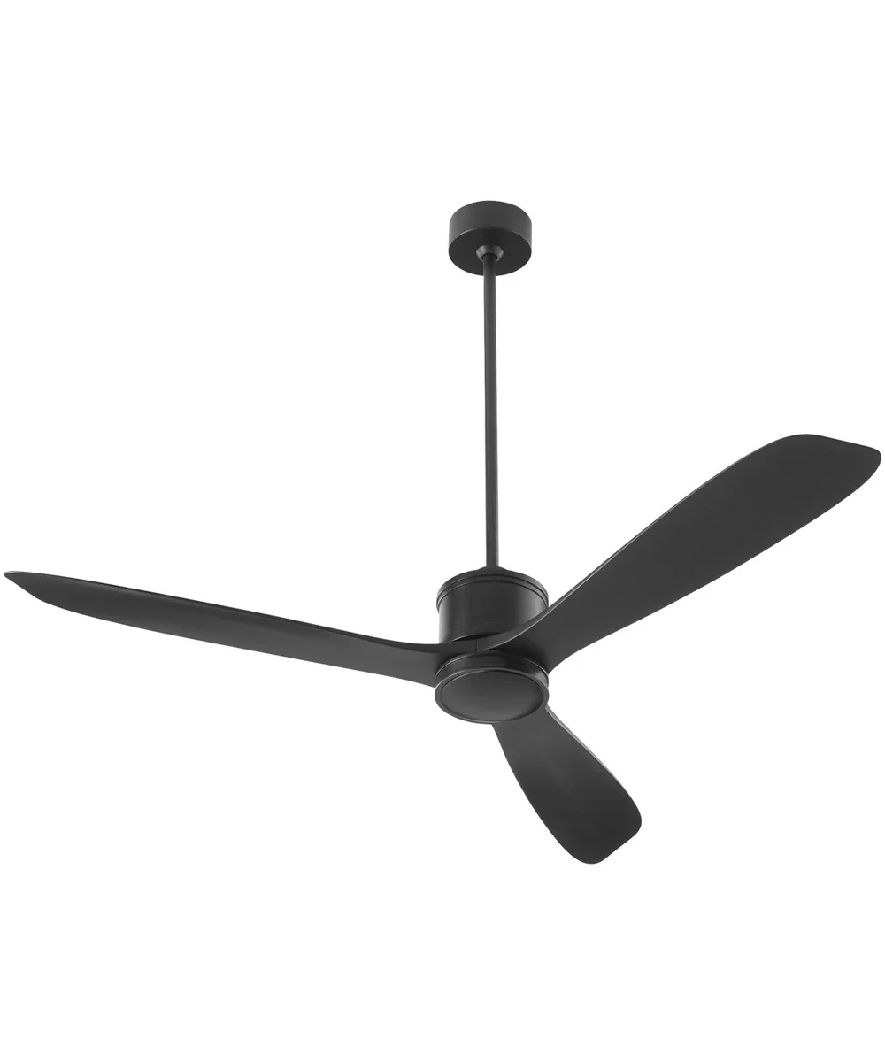 58" Portland Patio Ceiling Fan Matte Black