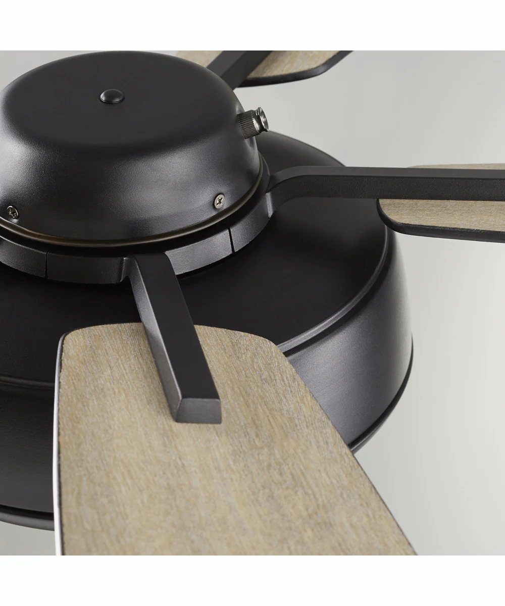 60" Breeze 60" Ceiling Fan Textured Black - Image 2