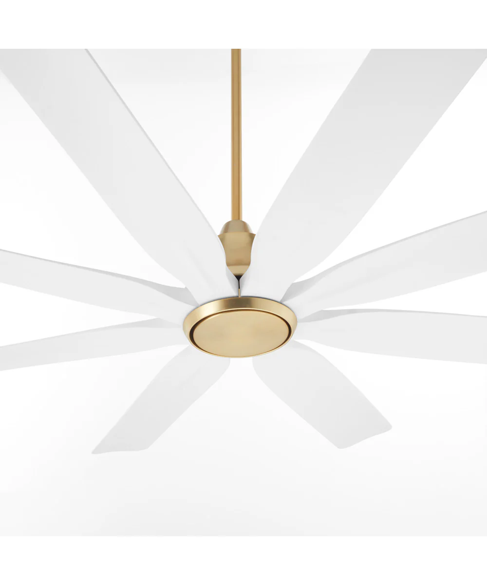 60" Rosales 1-light LED Patio Ceiling Fan Aged Brass - Image 4