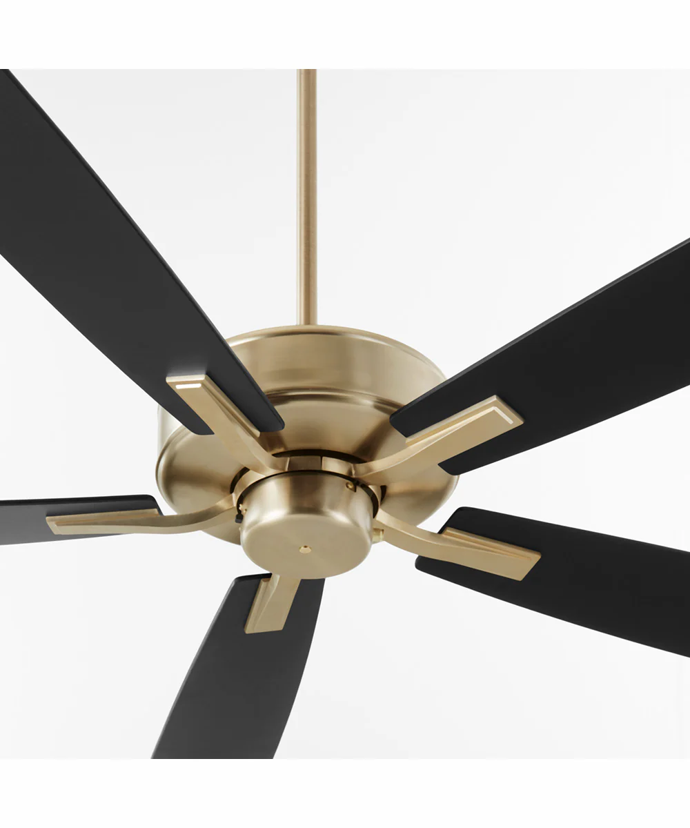 60" Ovation Ceiling Fan Aged Brass - Image 2