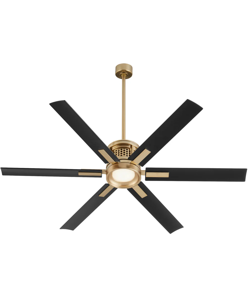 65" Zeus Patio Ceiling Fan Aged Brass - Image 3