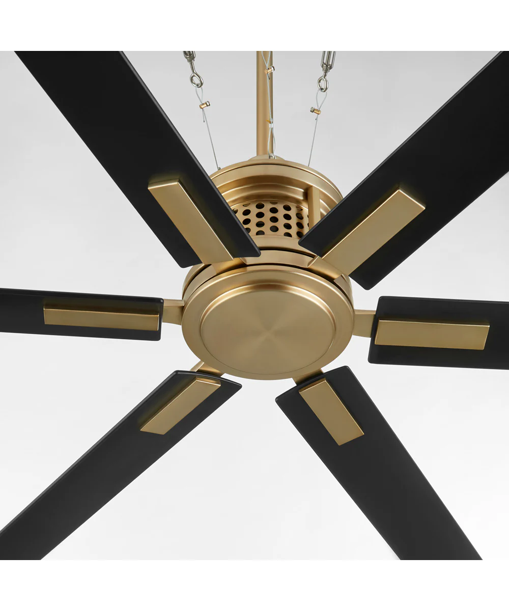 65" Zeus Patio Ceiling Fan Aged Brass - Image 5