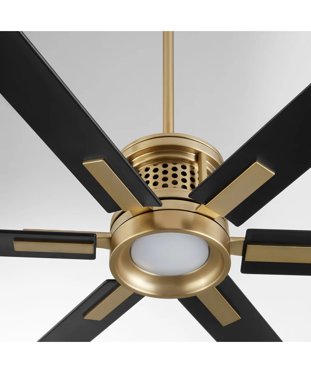 65" Zeus Patio Ceiling Fan Aged Brass - Image 6