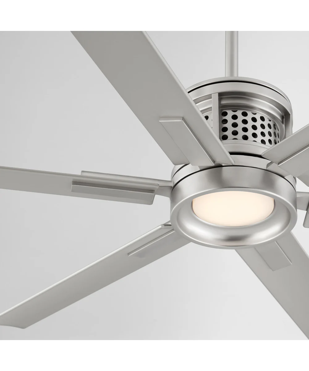 65" Zeus Patio Ceiling Fan Satin Nickel - Image 5