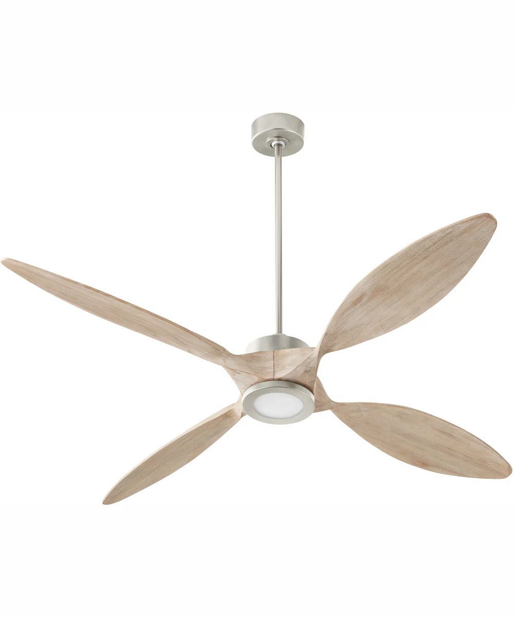 66" Papillon Ceiling Fan Satin Nickel - Image 2