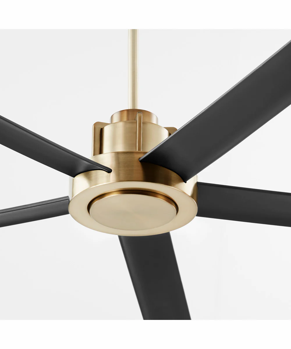 80" Revel Ceiling Fan Aged Brass - Image 3