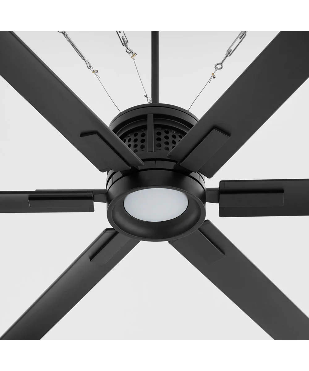 80" Zeus Patio Ceiling Fan Matte Black - Image 7