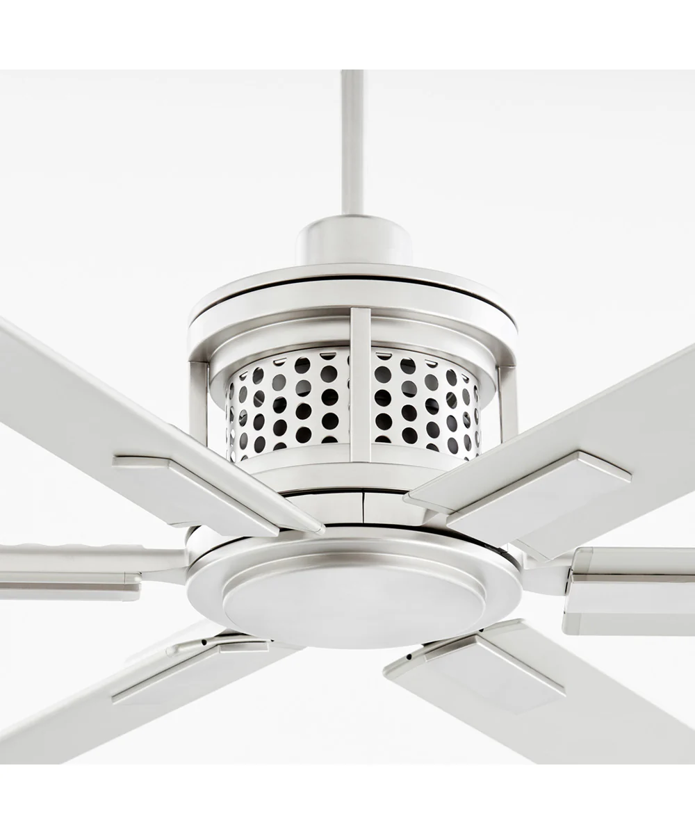 80" Zeus Patio Ceiling Fan Satin Nickel - Image 5