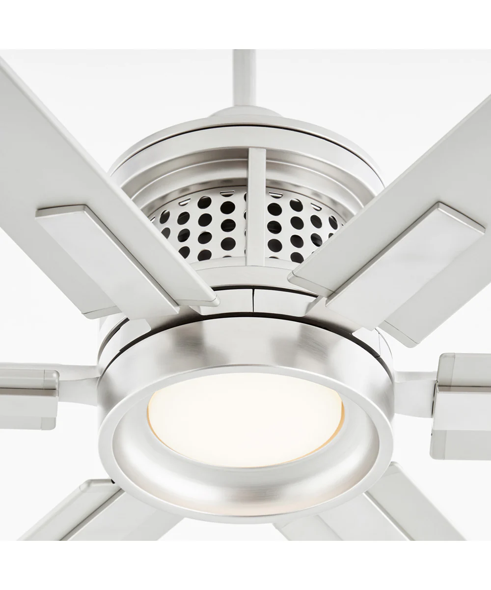 80" Zeus Patio Ceiling Fan Satin Nickel - Image 8