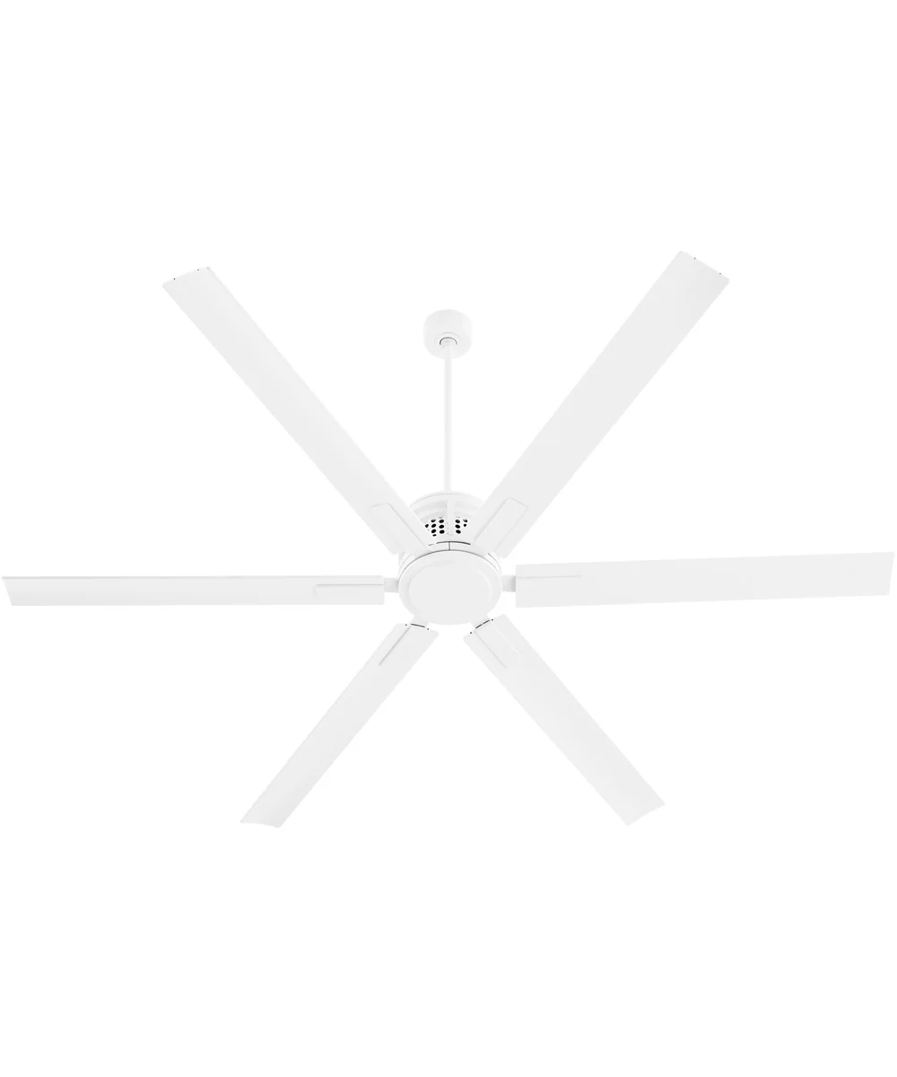 80" Zeus Patio Ceiling Fan Studio White