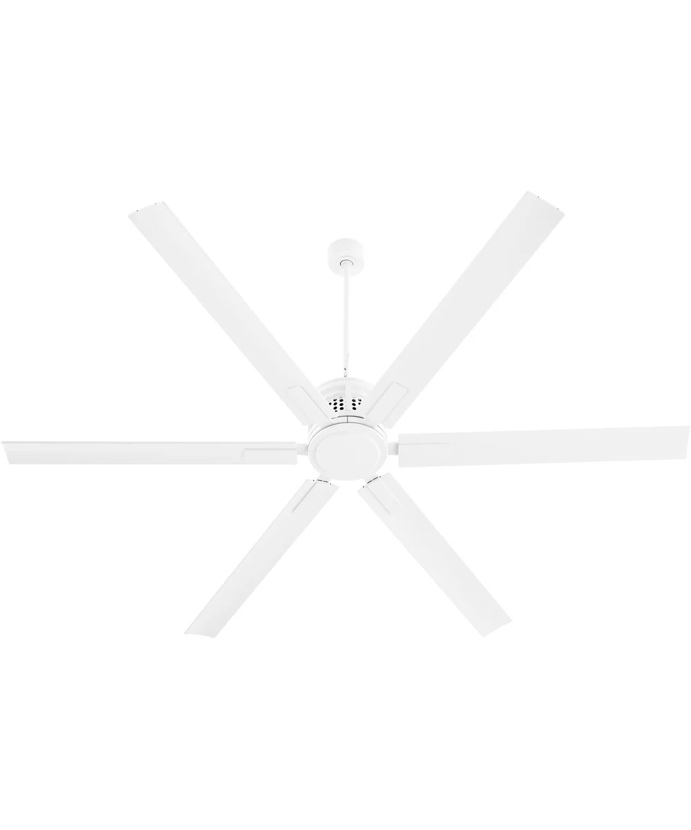 80" Zeus Patio Ceiling Fan Studio White - Image 2