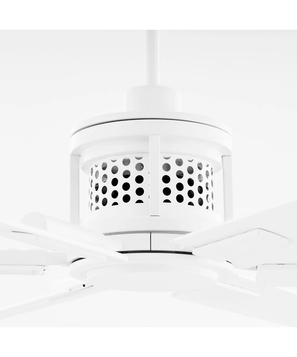 80" Zeus Patio Ceiling Fan Studio White - Image 3
