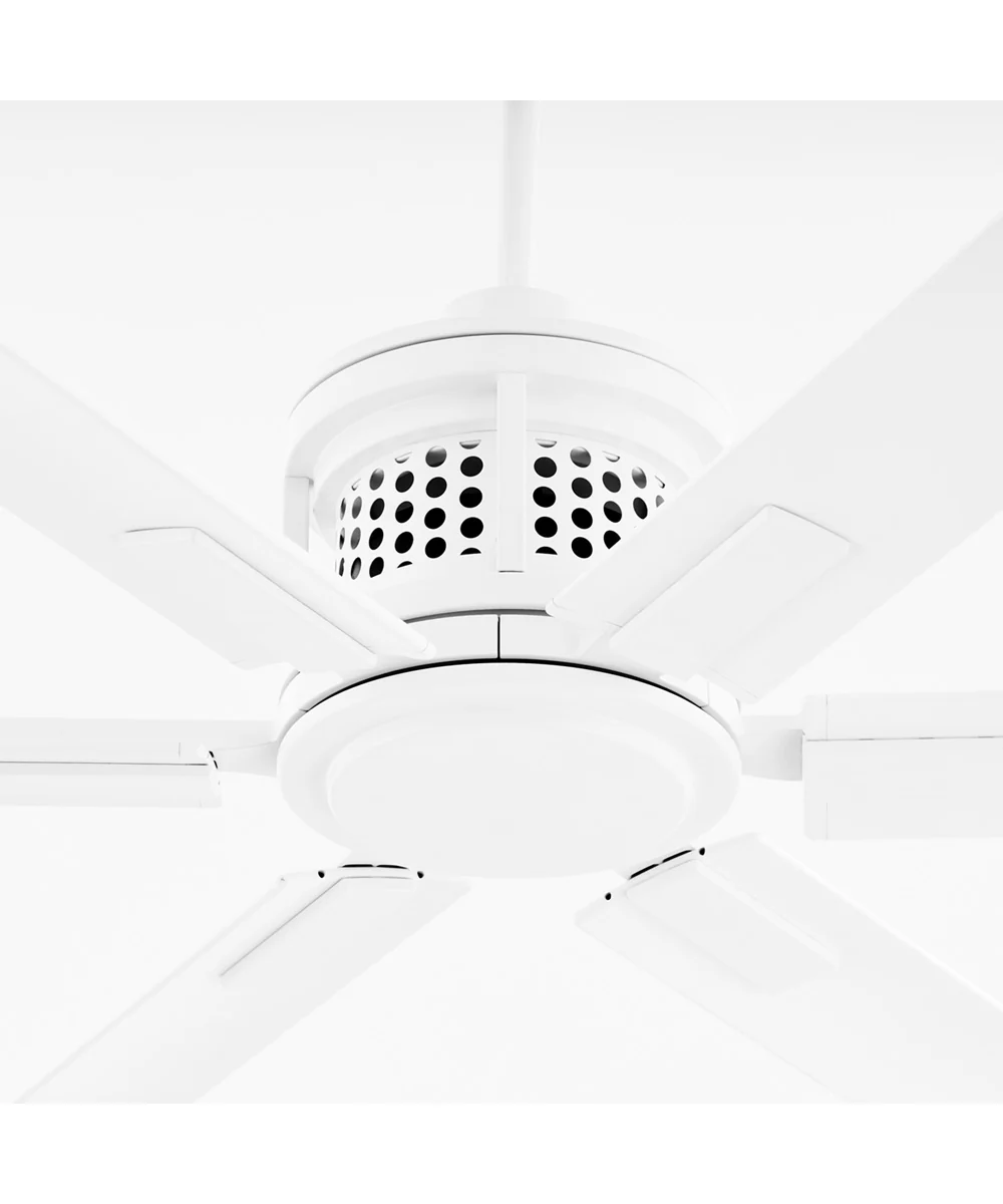 80" Zeus Patio Ceiling Fan Studio White - Image 4