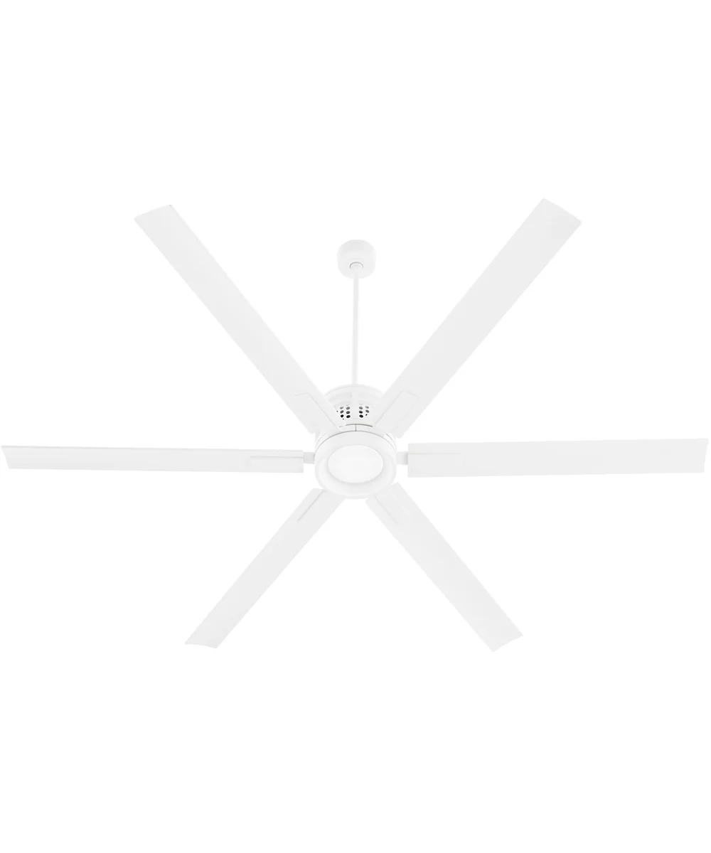 80" Zeus Patio Ceiling Fan Studio White - Image 7
