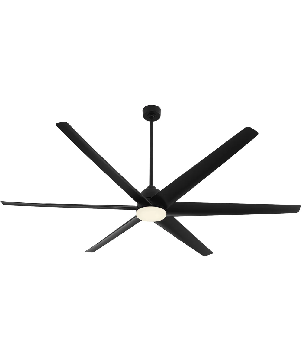 84" Spree Patio Ceiling Fan Matte Black - Image 3
