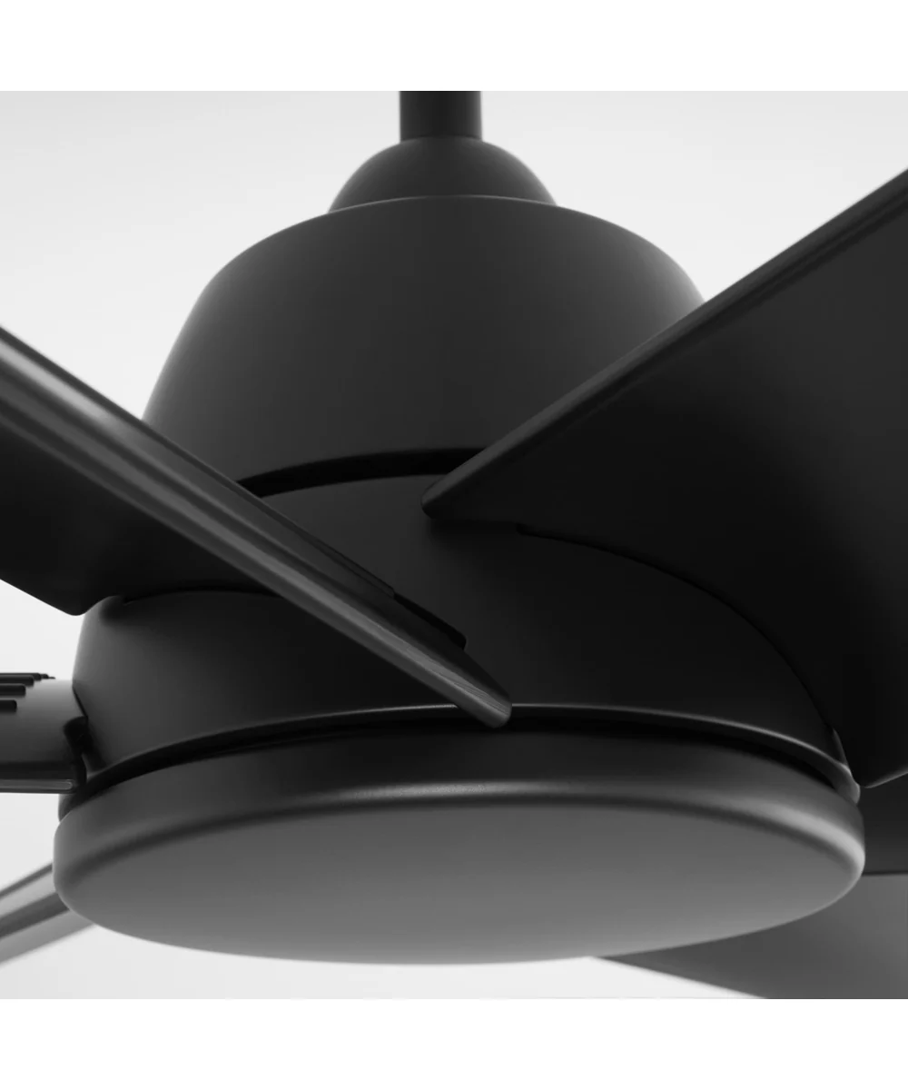 84" Spree Patio Ceiling Fan Matte Black - Image 6