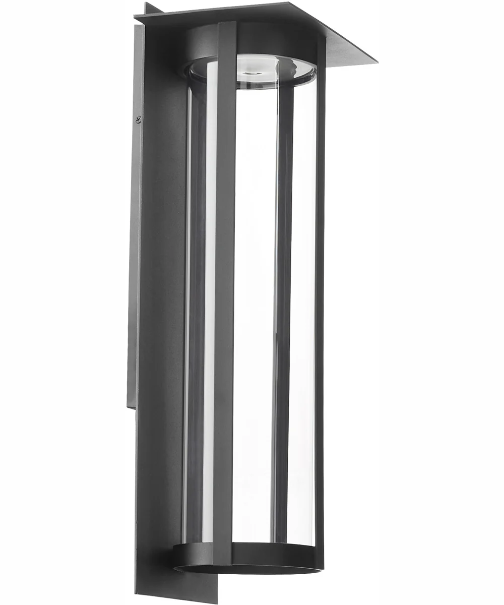 Abram 1-light LED Outdoor Wall Lantern Textured Black - Image 3