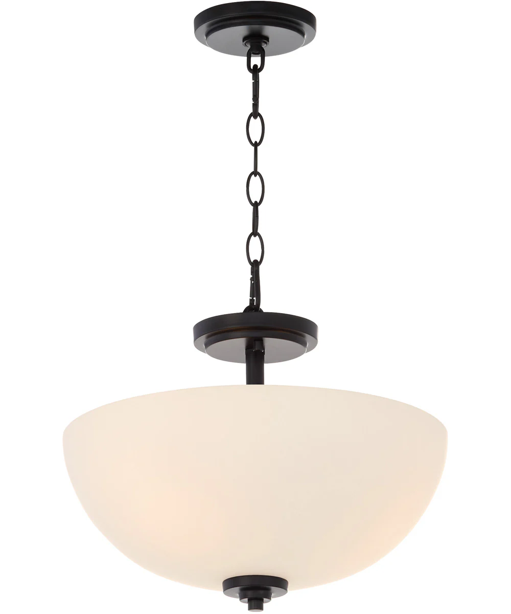 Adams 3-light Dual Mount Light Fixture Matte Black - Image 2