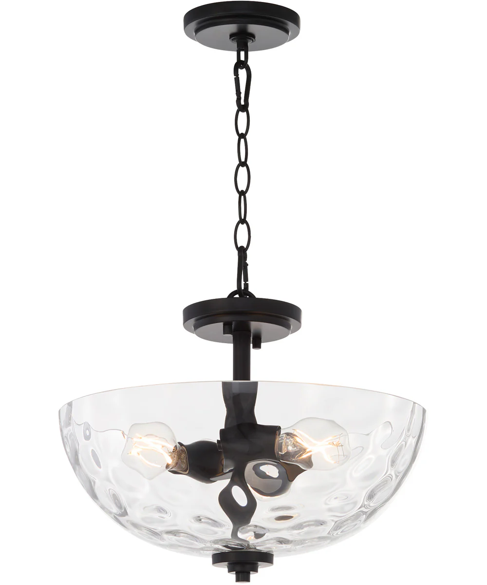 Adams 3-light Dual Mount Light Fixture Matte Black - Image 2