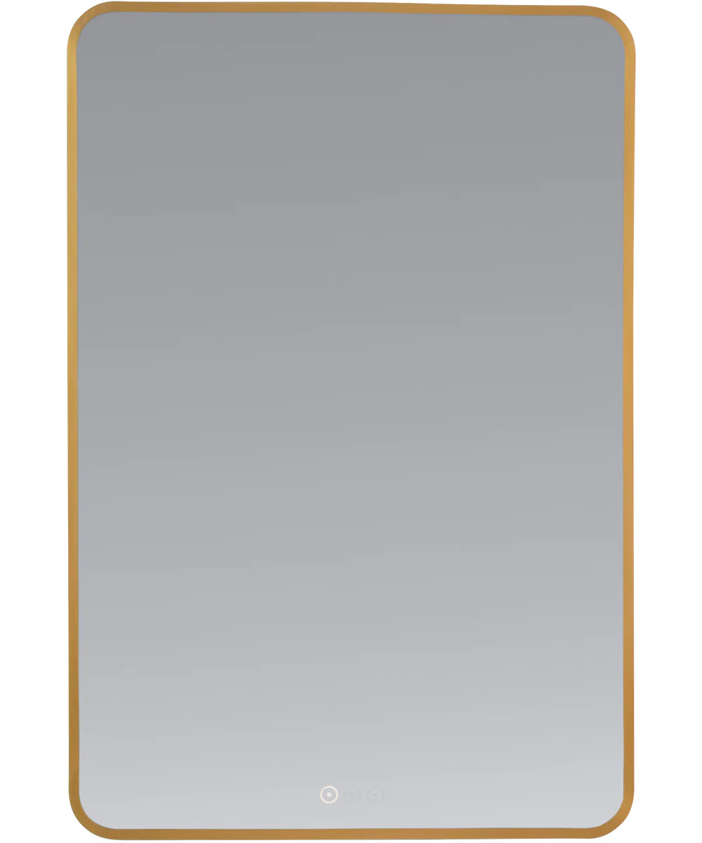 Aero Mirror Brushed Brass