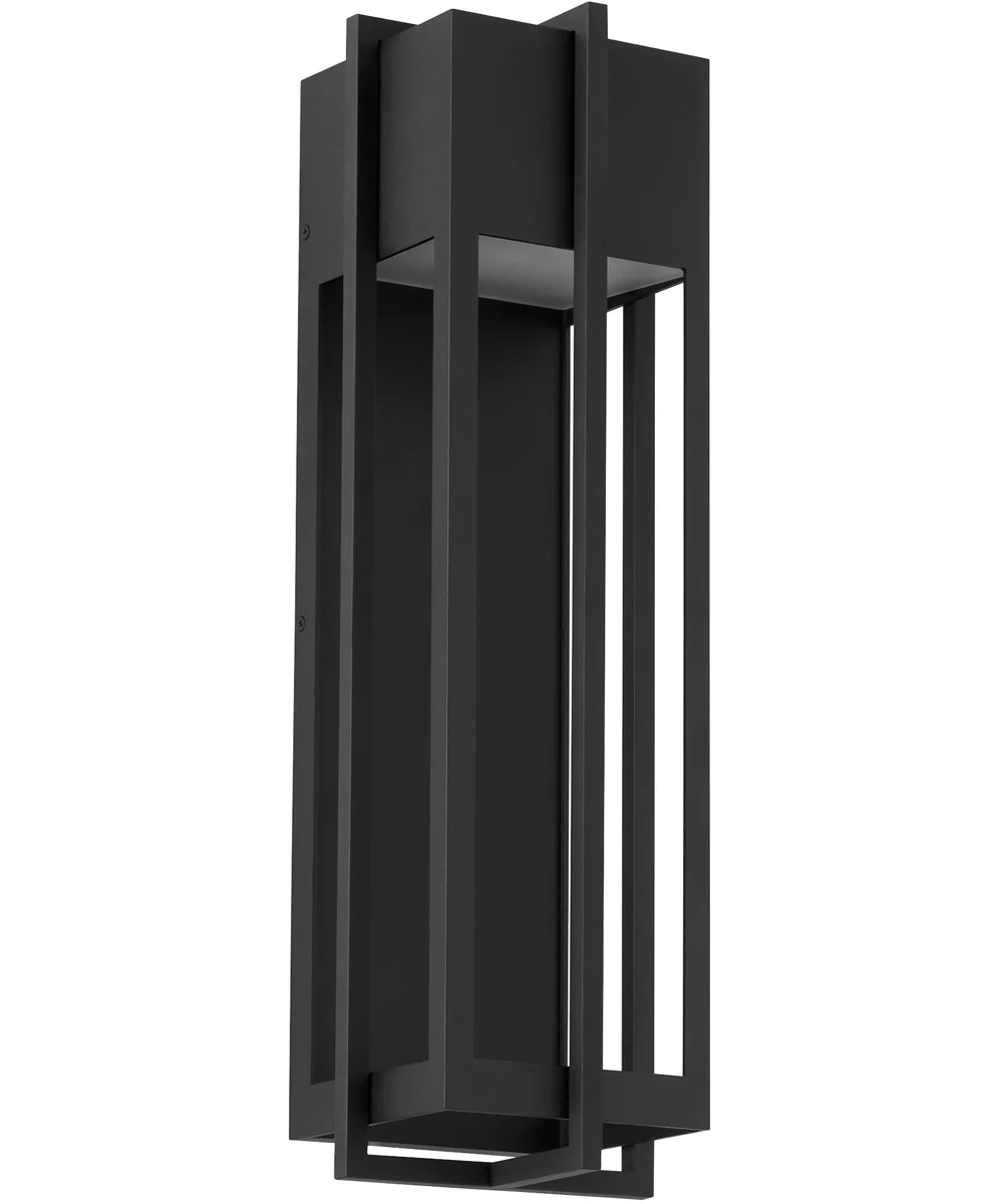 Al Fresco 1-light LED Wall Mount Light Fixture Textured Black