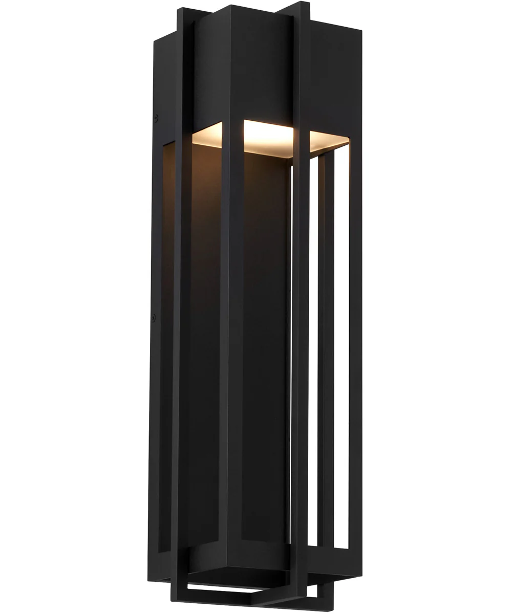 Al Fresco 1-light LED Wall Mount Light Fixture Textured Black - Image 2