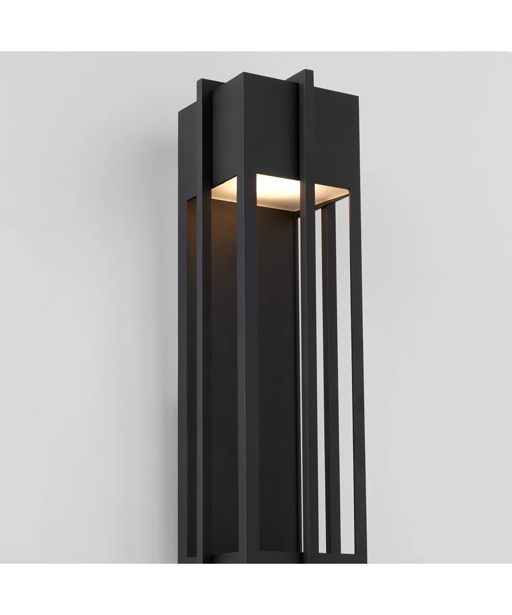 Al Fresco 1-light LED Wall Mount Light Fixture Textured Black - Image 3