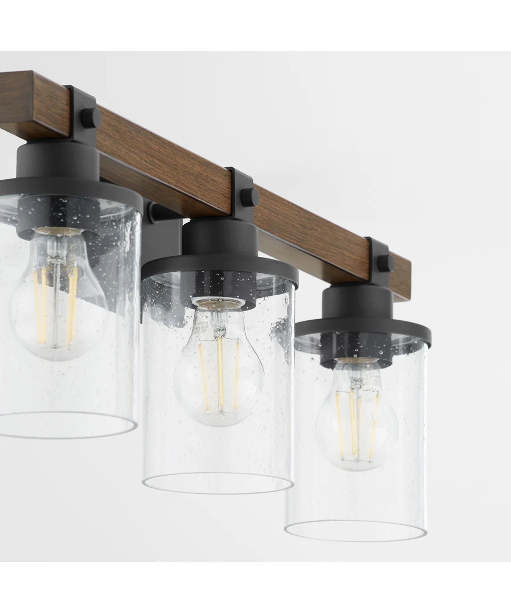Alpine 3-light Bath Vanity Light Textured Black Walnut - Image 3