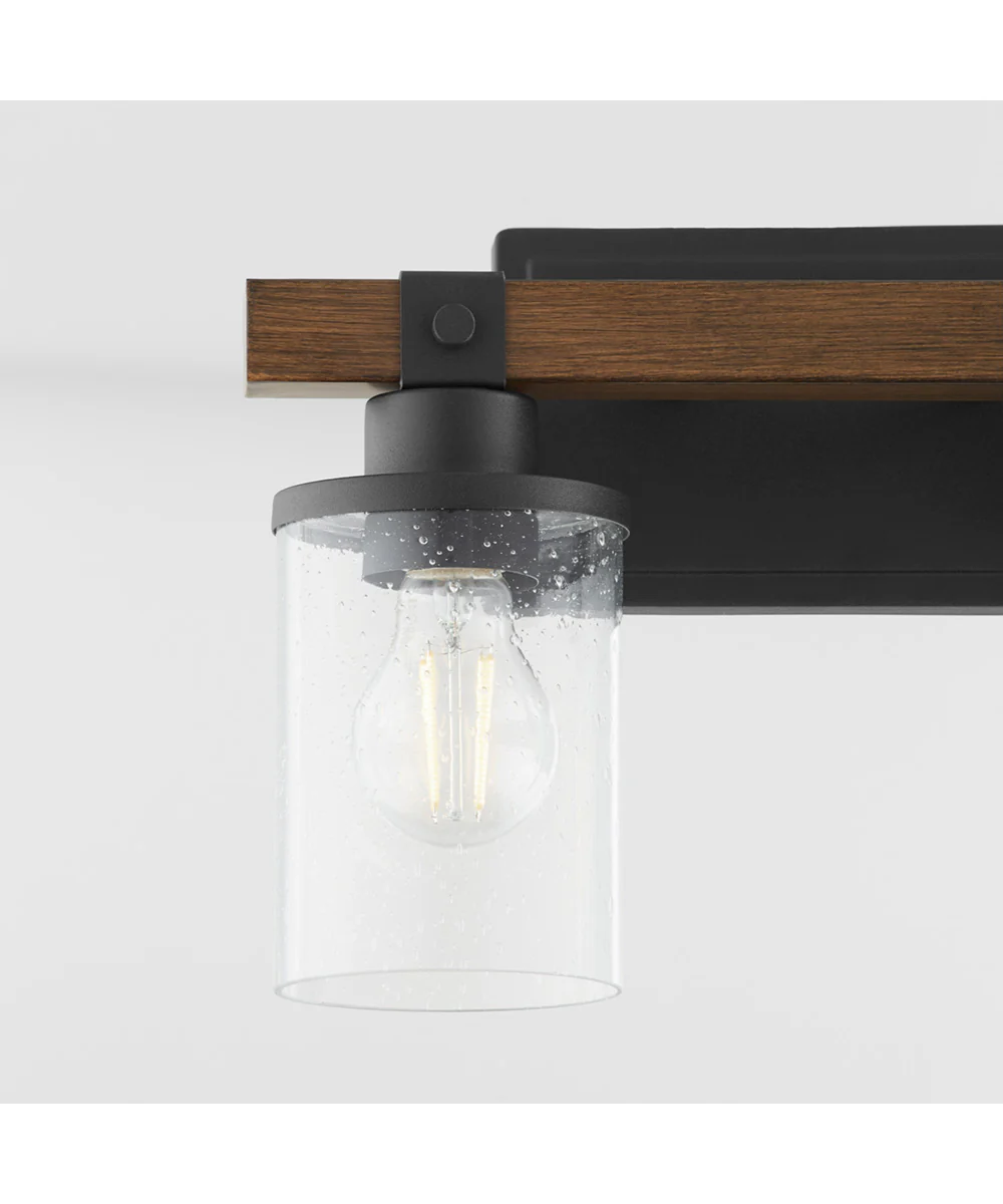 Alpine 3-light Bath Vanity Light Textured Black Walnut - Image 4